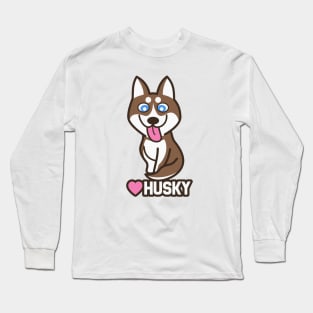 Love Husky Long Sleeve T-Shirt